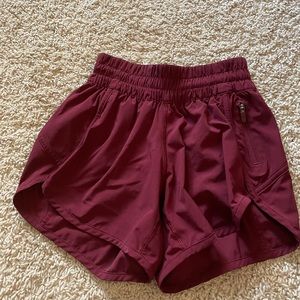 Brand new maroon lululemon shorts.
